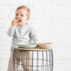 NATTOU Coffret Repas Silicone Lapidou Vert Et Beige -NATTOU Magasin jo056176780 2