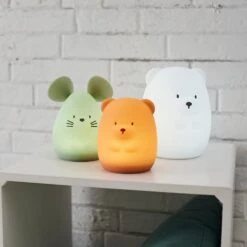 NATTOU Veilleuse Medium Ours Caramel 12cm  Silicone -NATTOU Magasin jo060476643 4