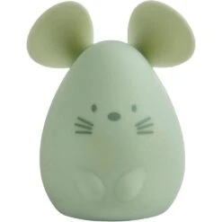 NATTOU Veilleuse Médium Souris Verte 12cm  Silicone