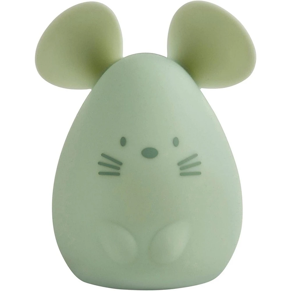 NATTOU Veilleuse Médium Souris Verte 12cm Silicone 3 NATTOU Veilleuse Médium Souris Verte 12cm Silicone