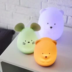 NATTOU Veilleuse Médium Souris Verte 12cm Silicone 11 NATTOU Veilleuse Médium Souris Verte 12cm Silicone -NATTOU Magasin jo060476650 3