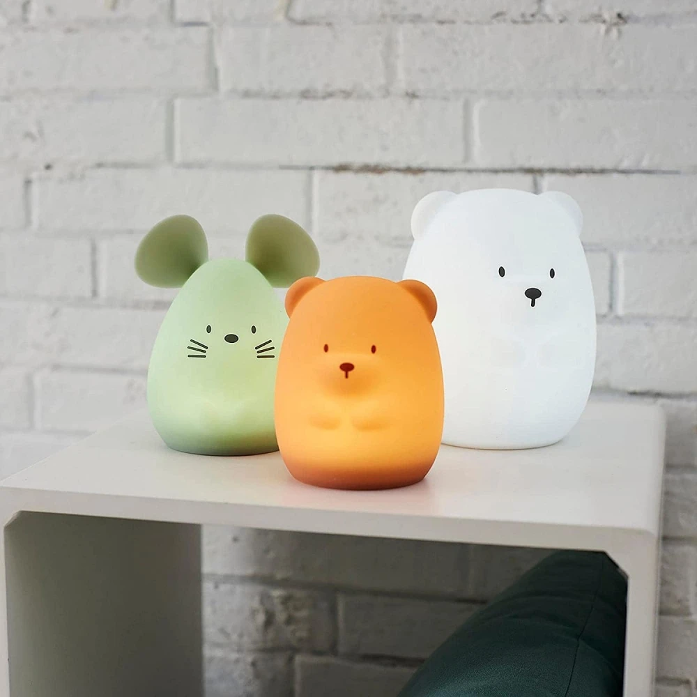 NATTOU Veilleuse Médium Souris Verte 12cm Silicone 8 NATTOU Veilleuse Médium Souris Verte 12cm Silicone – Image 6