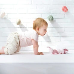 NATTOU Jouet D'éveil Bébé D'activité Chenille Rose -NATTOU Magasin jo083377152 2