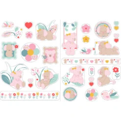 NATTOU Stickers Décoratifs Iris Et Lali