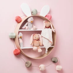 NATTOU Mini Peluche Bébé Pauline Lapin -NATTOU Magasin jo083444039 2