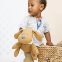 NATTOU Peluche 28 Cm Charlie Le Chien Jacquard Caramel 11 NATTOU Peluche 28 Cm Charlie Le Chien Jacquard Caramel -NATTOU Magasin jo083488009 4