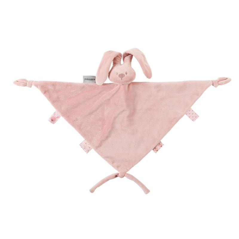 Maxi Doudou Lapidou NATTOU Rose 3 Maxi Doudou Lapidou NATTOU Rose
