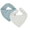 Lot De 2 Bavoirs Bandanas NATTOU Roméo, Jules & Sally -NATTOU Magasin lot de 2 bavoirs bandanas nattou romeo jules sally