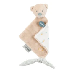 Mini-doudou Jules L’ours Beige NATTOU Roméo, Jules & Sally -NATTOU Magasin mini doudou jules lours beige nattou romeo jules sally 1 3