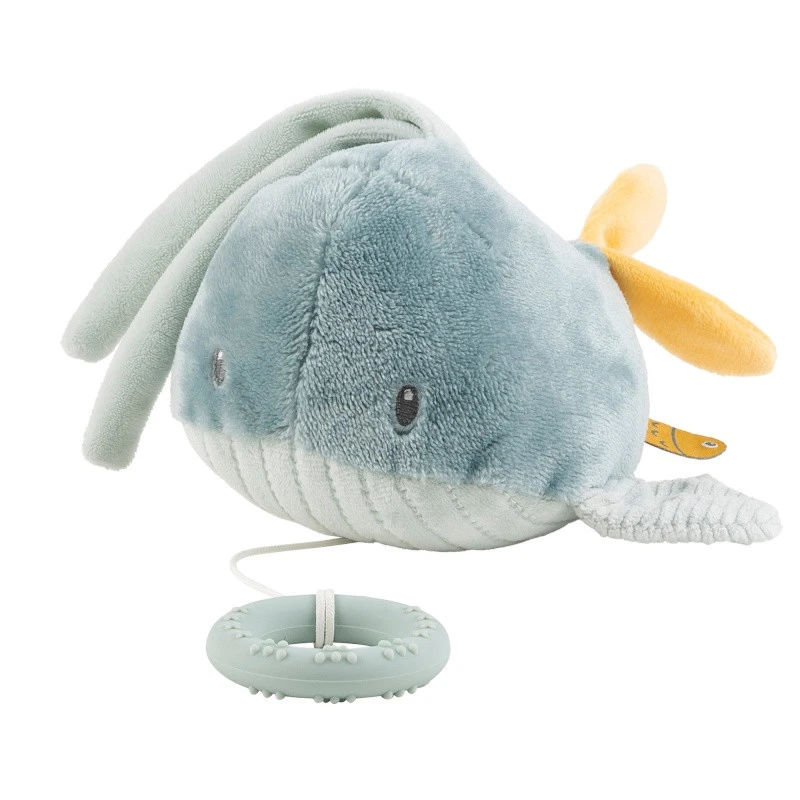 Mini-peluche Musicale Sally La Baleine Bleue NATTOU Roméo, Jules & Sally 3 Mini-peluche Musicale Sally La Baleine Bleue NATTOU Roméo, Jules & Sally