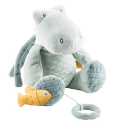 Peluche Musicale Roméo Le Crocodile Vert NATTOU Roméo, Jules & Sally