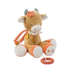 Peluche Musicale Vache Mila NATTOU Mila Lana Et Zoë