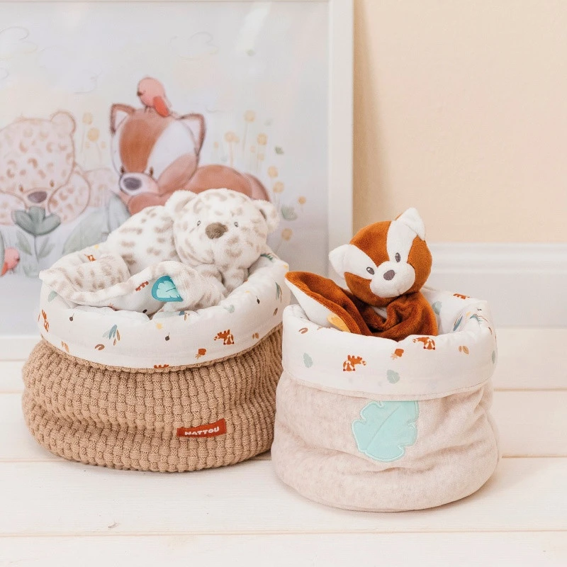 Set De 2 Paniers Soins NATTOU Boris&Jungo 4 Set De 2 Paniers Soins NATTOU Boris&Jungo – Image 2