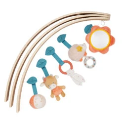 Tapis D'éveil Avec Arches En Bois NATTOU Mila, Lana Et Zoë -NATTOU Magasin tapis d eveil avec arches en bois nattou mila lana et zoe 1